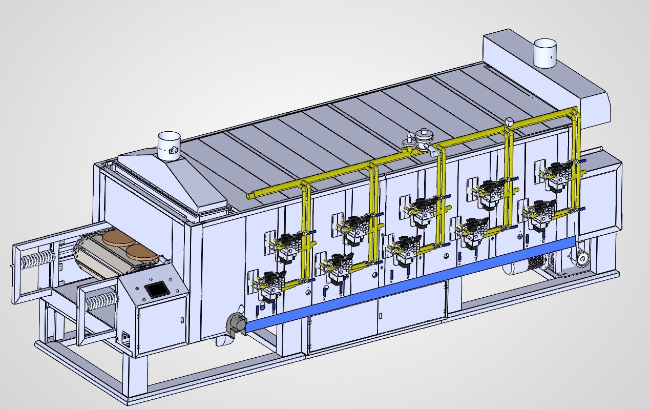 Industrial mechanical equipment CAD model
